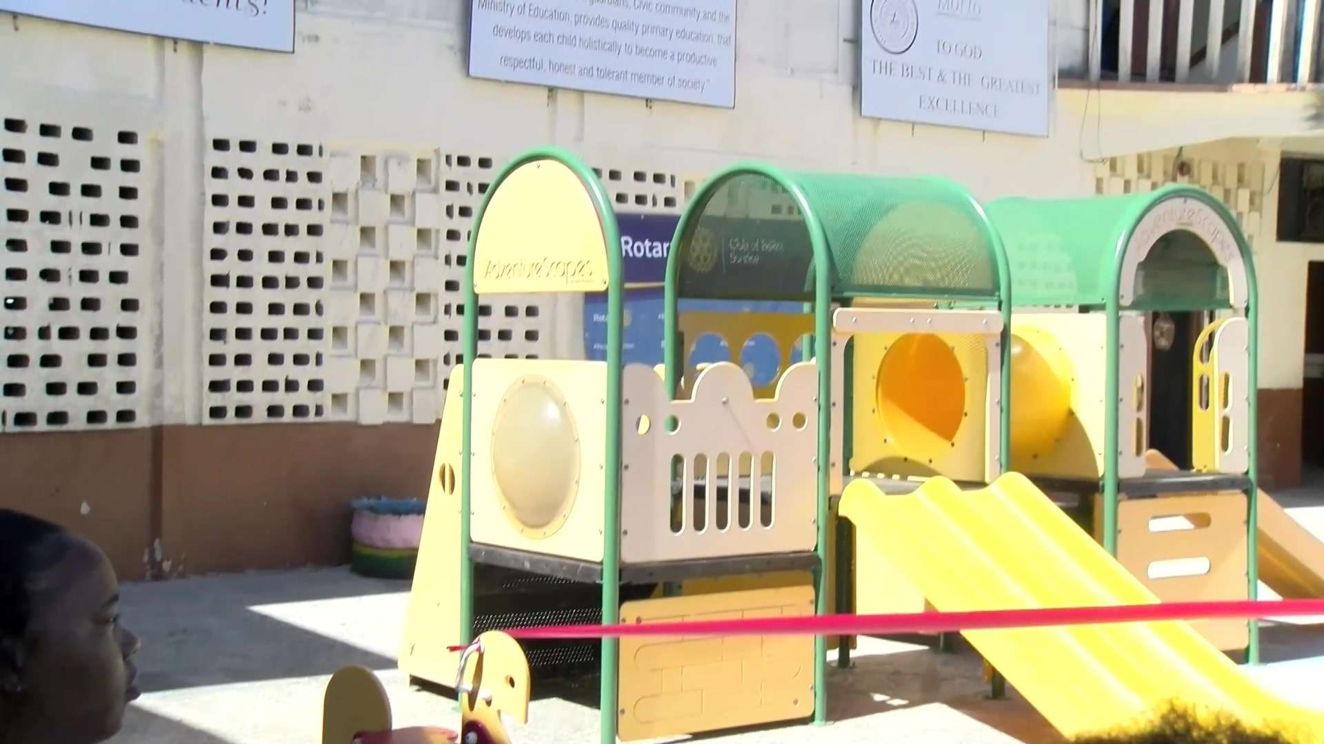 Rotary Club Donates Playground to Holy Redeemer RC School in Belize City