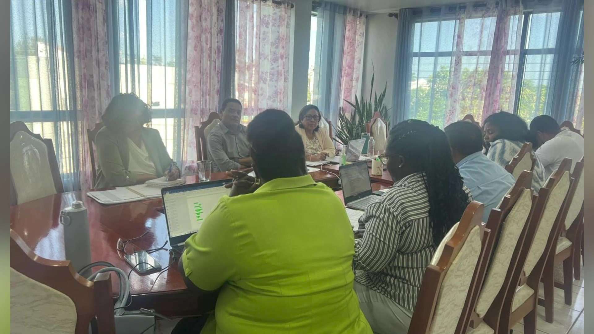 BNTU President Nadia Caliz-Martin Meets with Ministry of Education Officials