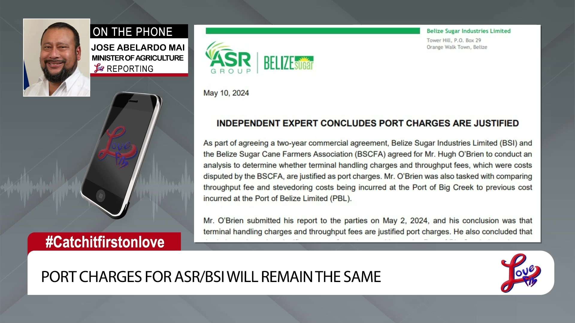 Independent Analysis Reveals Sugar Industry Savings at Port of Big Creek