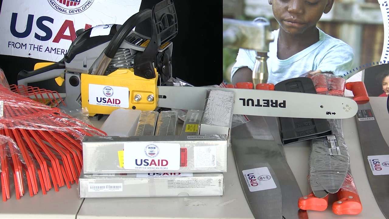 US Donates Firefighting Equipment to NEMO to Combat Wildfires