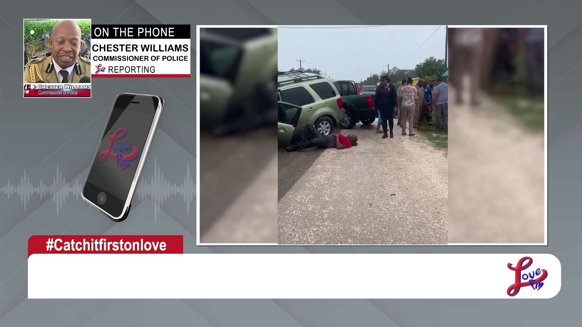 Ladyville Collision Injures Civilian and Two Police Officers, Investigation Underway