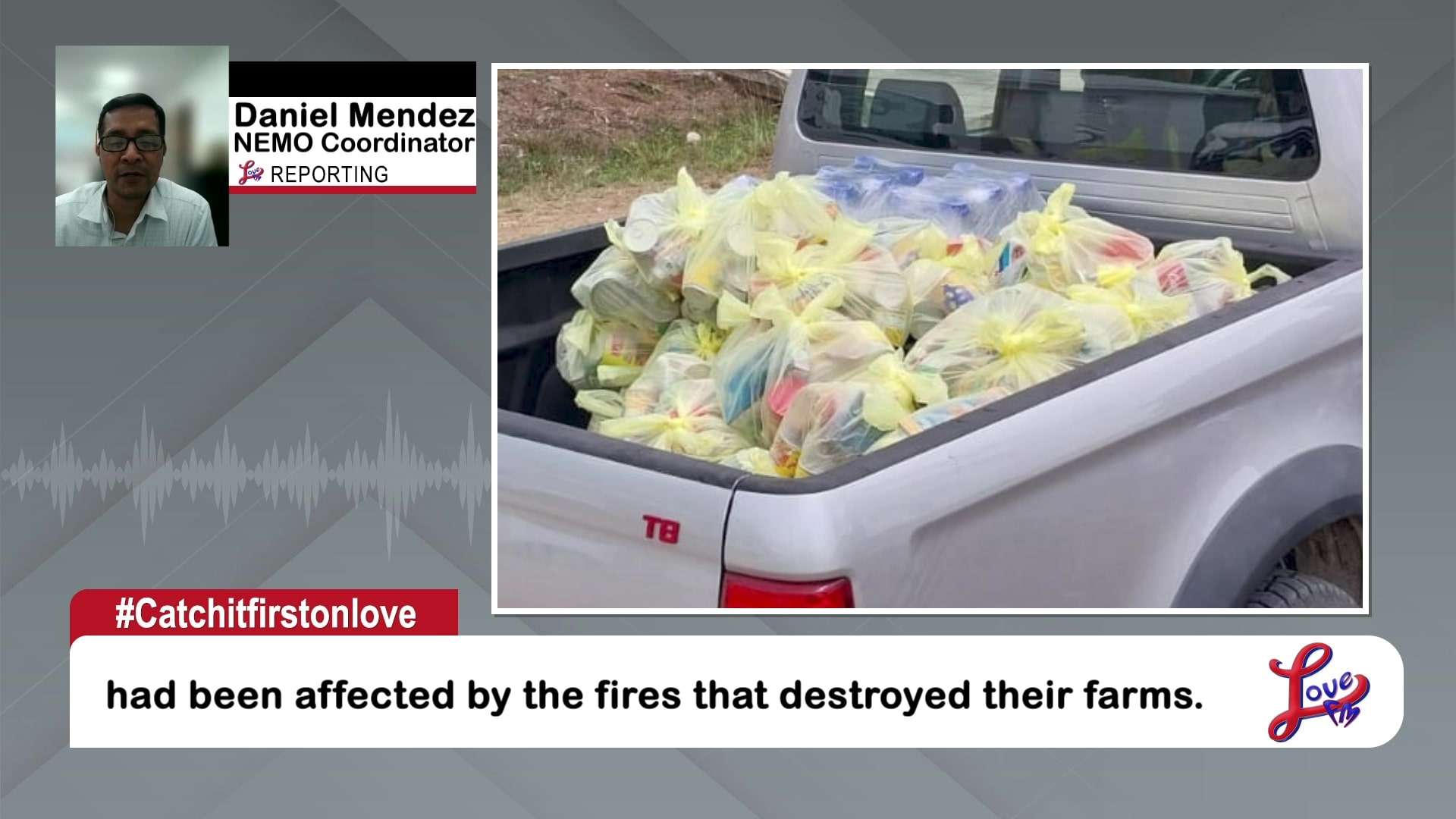 NEMO distributing relief to families affected by wildfires