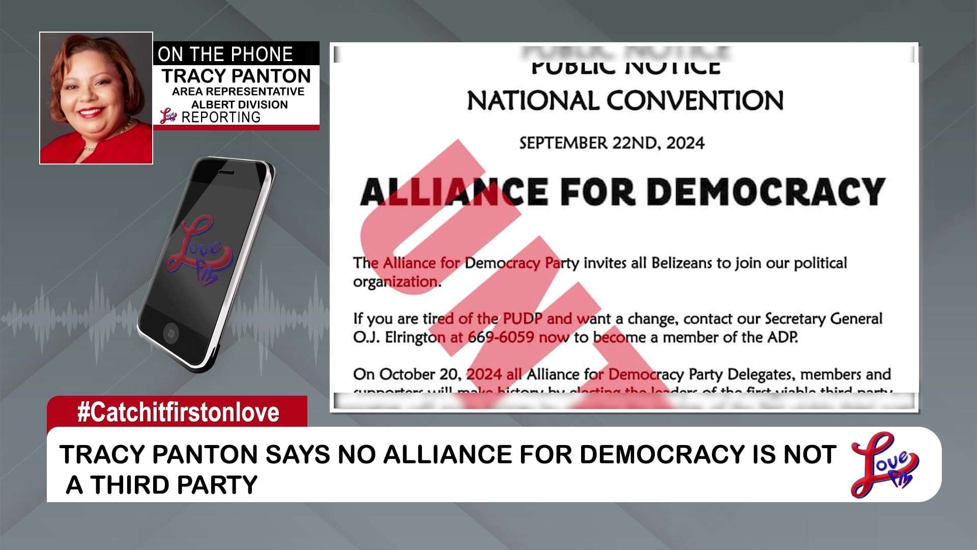 Alliance for Democracy Warns Against Fake News of Forming Third Party