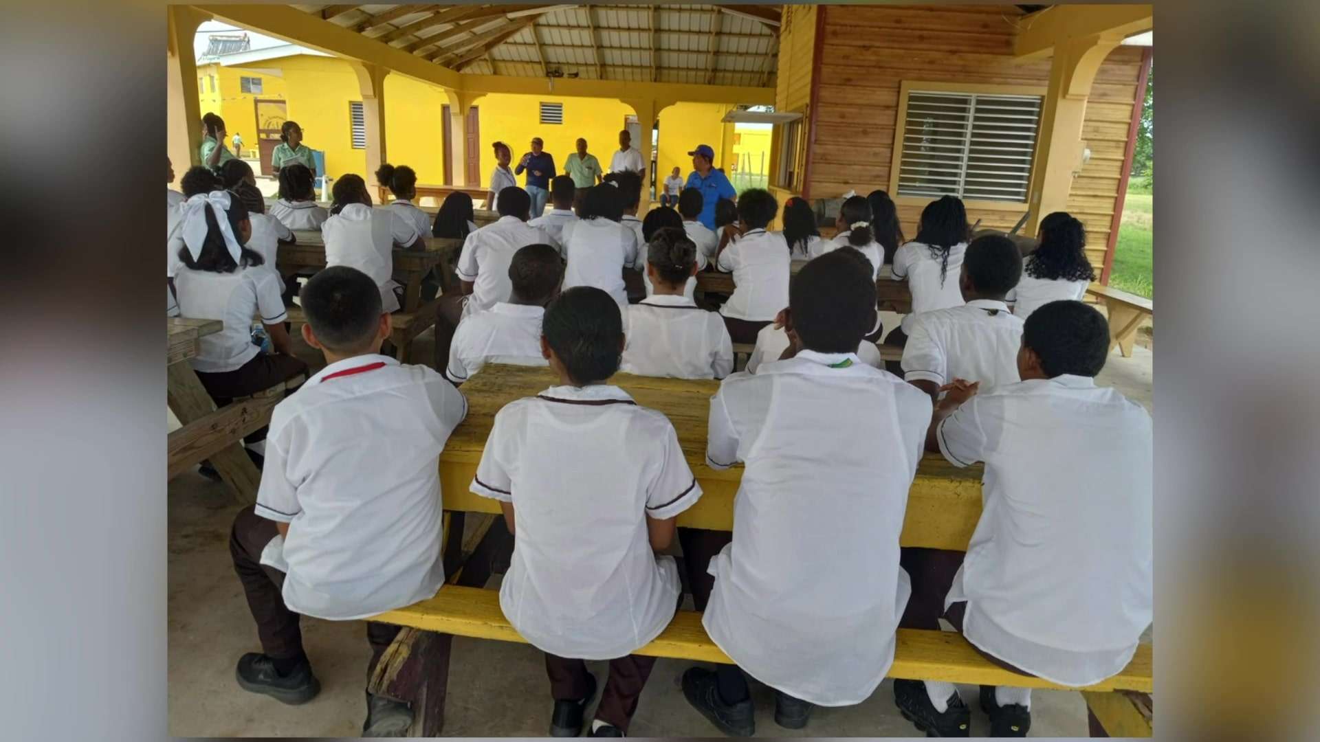 Dangriga Area Rep Engages Scholarship Recipients in Educational Success Discussion