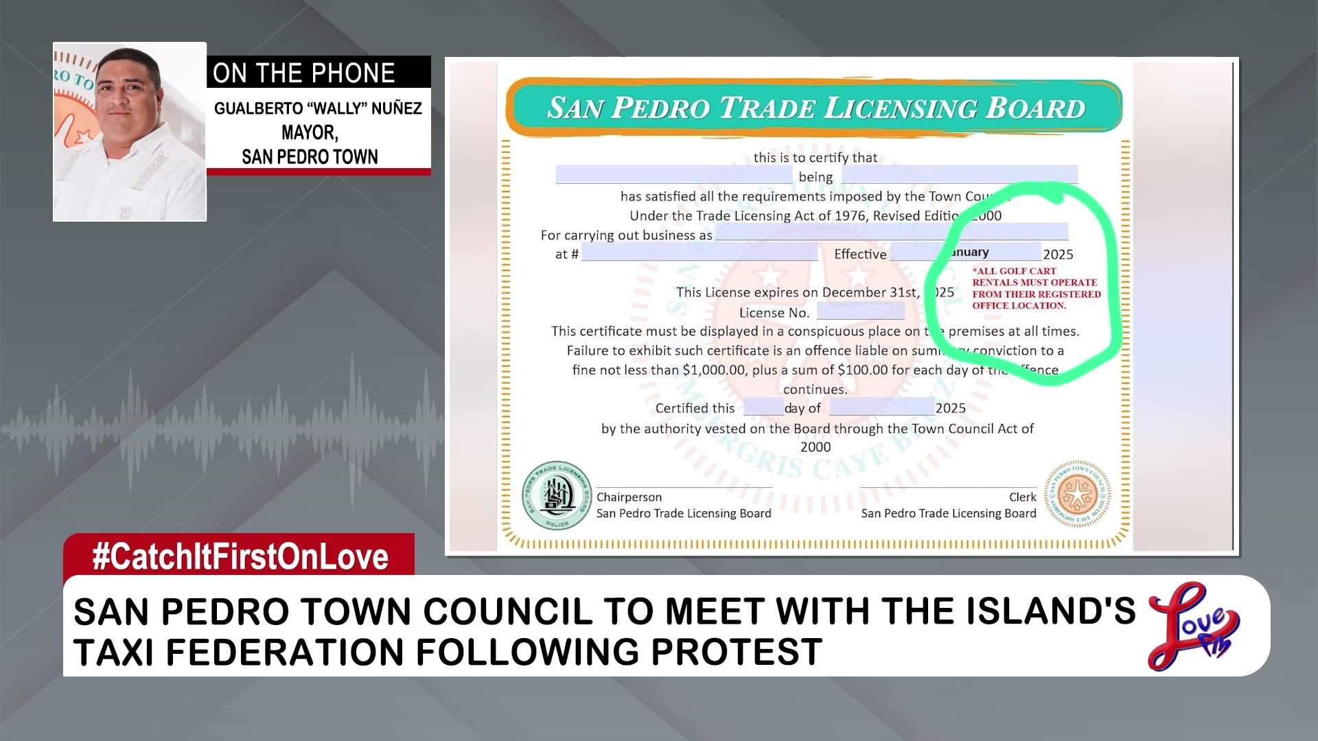 San Pedro Taxi Drivers Protest Spurs Meeting with Town Council