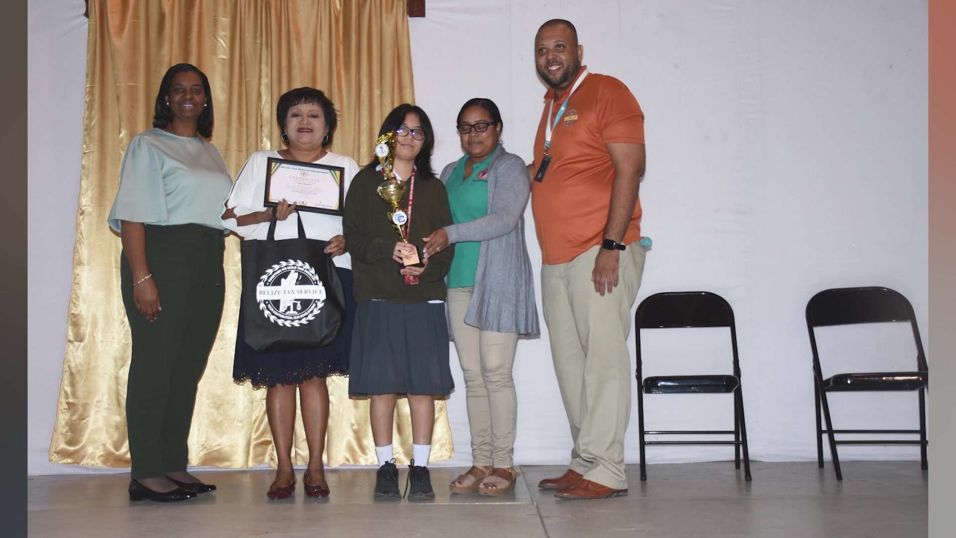 Belizean Student Earns Third Place in Regional Tax Essay Competition