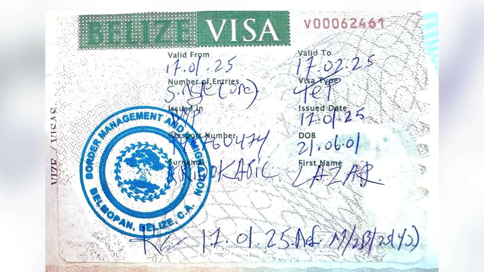 Immigration Officer Exposes Fake Visa at Philip Goldson International Airport, Leads to Arrest of Belizean Facilitator