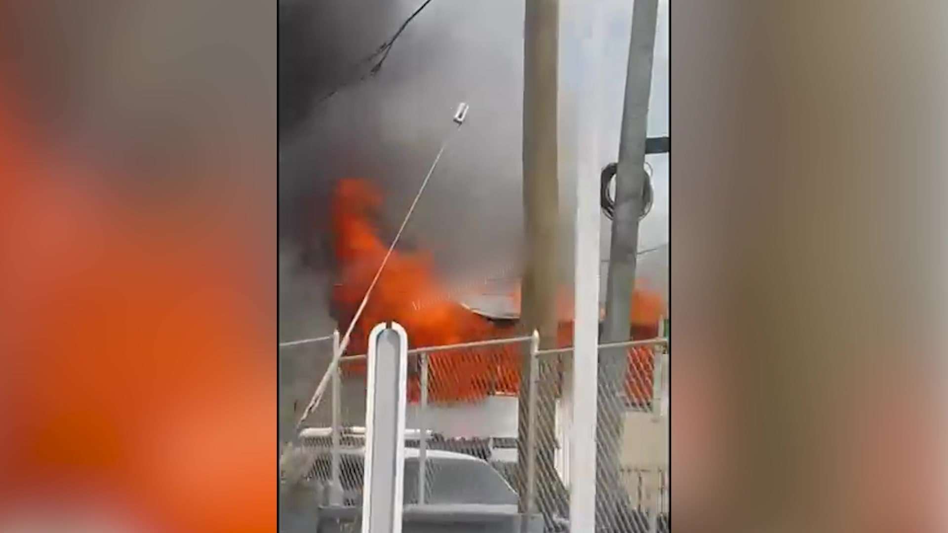 Orange Walk House Fire Destroys Upper Flat, Electrical Fault Suspected