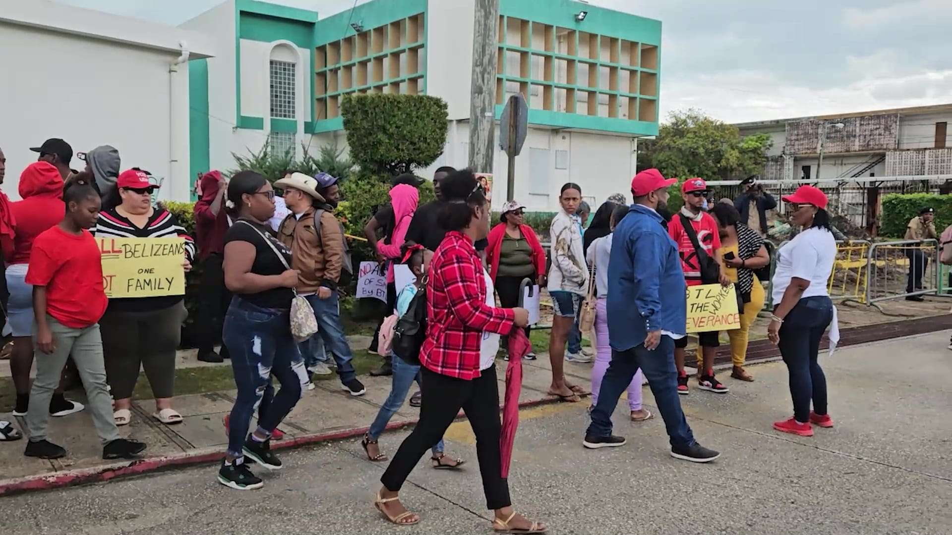 UDP Protest Rerouted as Police Block Princess Margaret Drive