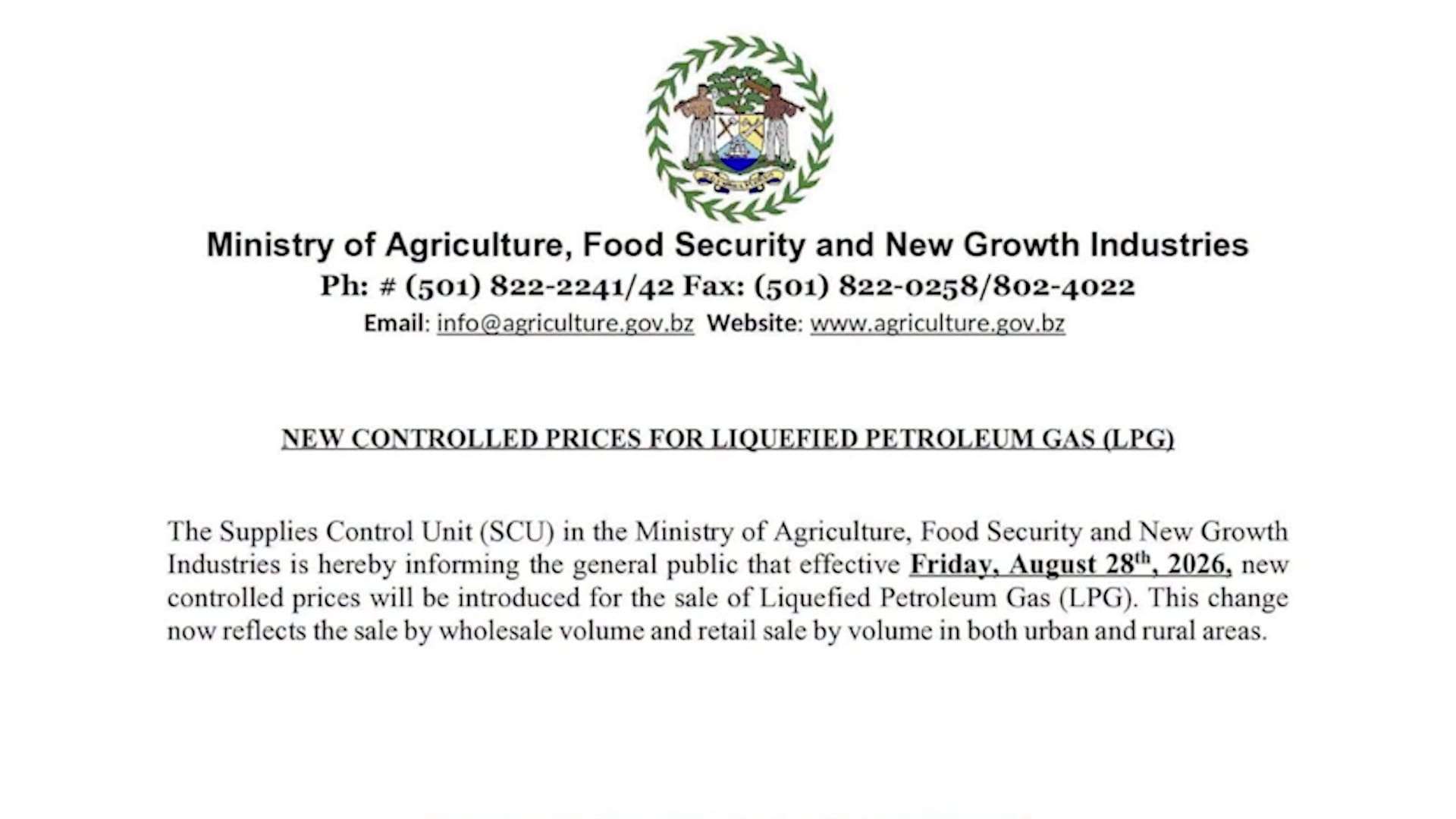 LPG Prices to Drop by 9 Cents Per Gallon