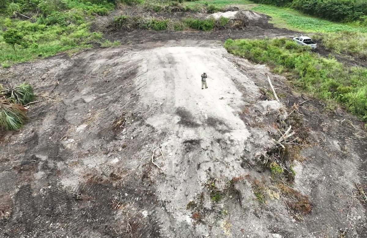 Archaeological Structures Destroyed at El Pozito Site