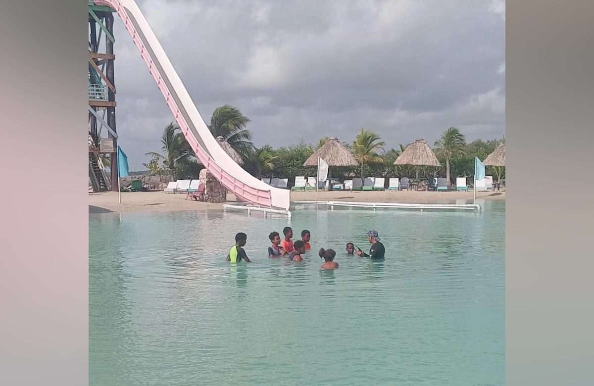 Police and Coast Guard Teach Lifesaving Swim Skills to 50 Children