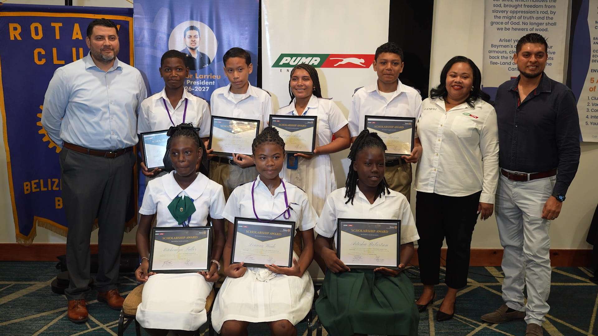 Belizean Students Receive Scholarships Through Rotary Sunrise Programme
